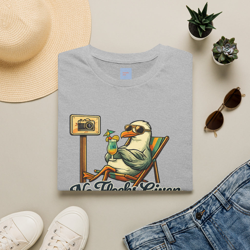 Seagull 'No Flocks Given' T-Shirt - Anti-Flock Rally Shirt
