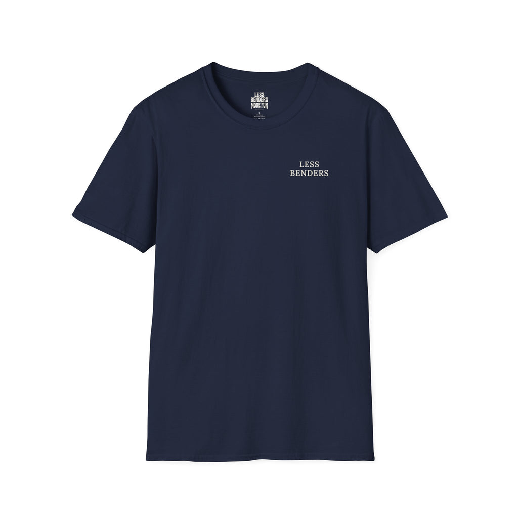 LESS BENDERS MORE FUN FRONT/BACK PRINT Graphic T-Shirt - Made For the Terminally Conscious