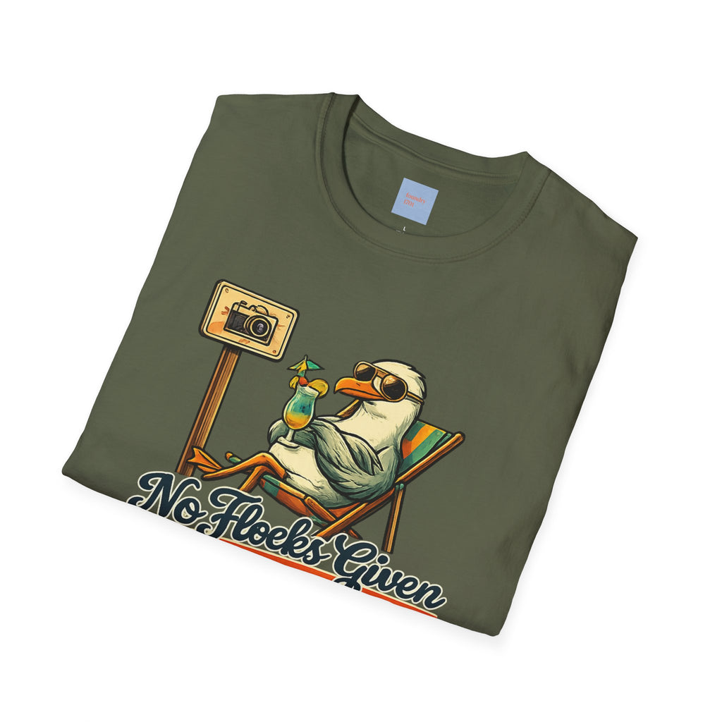 Seagull 'No Flocks Given' T-Shirt - Anti-Flock Rally Shirt