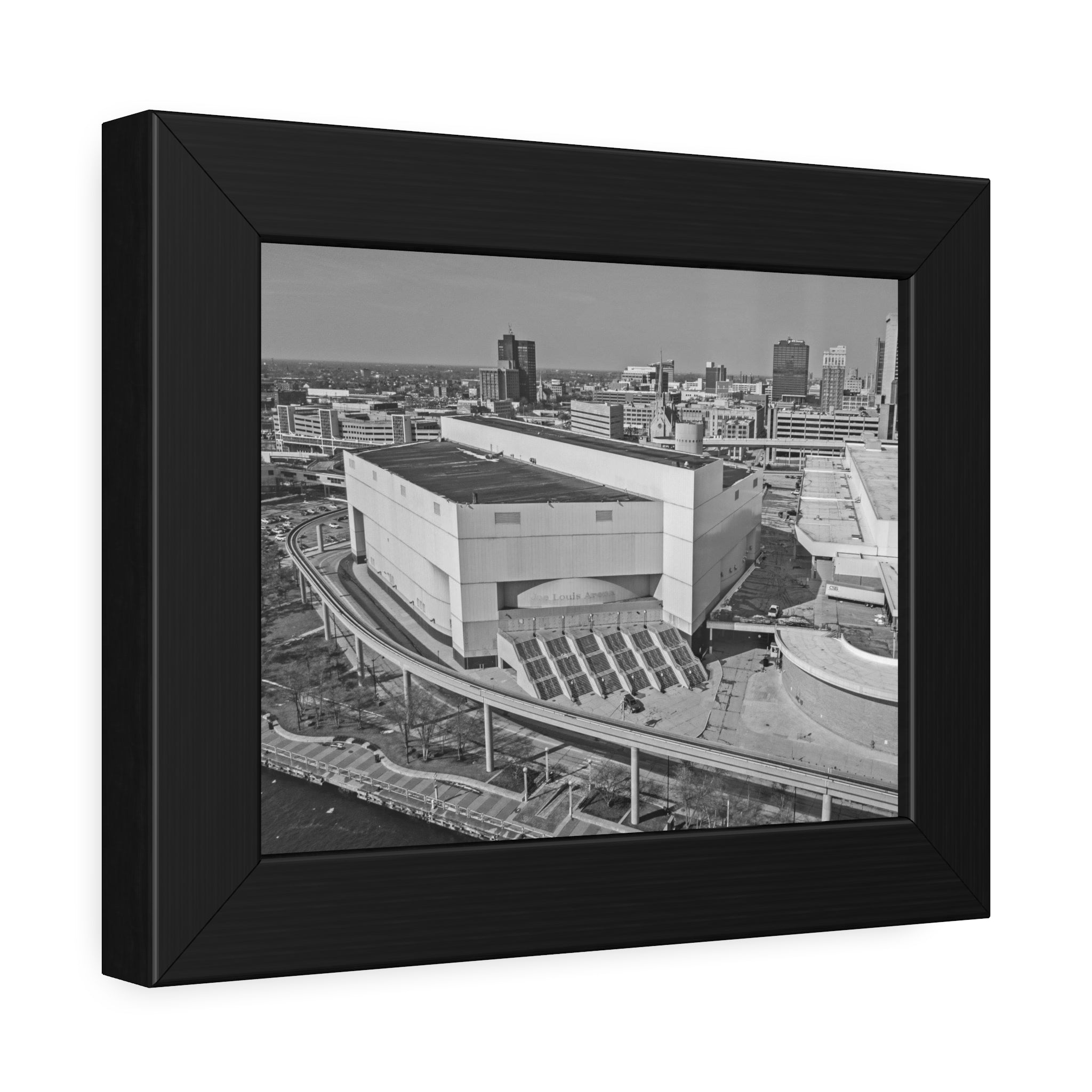 Joe Louis Arena | Before The Wrecking Ball (2019)  — Black & White Cityscape Photography Print
