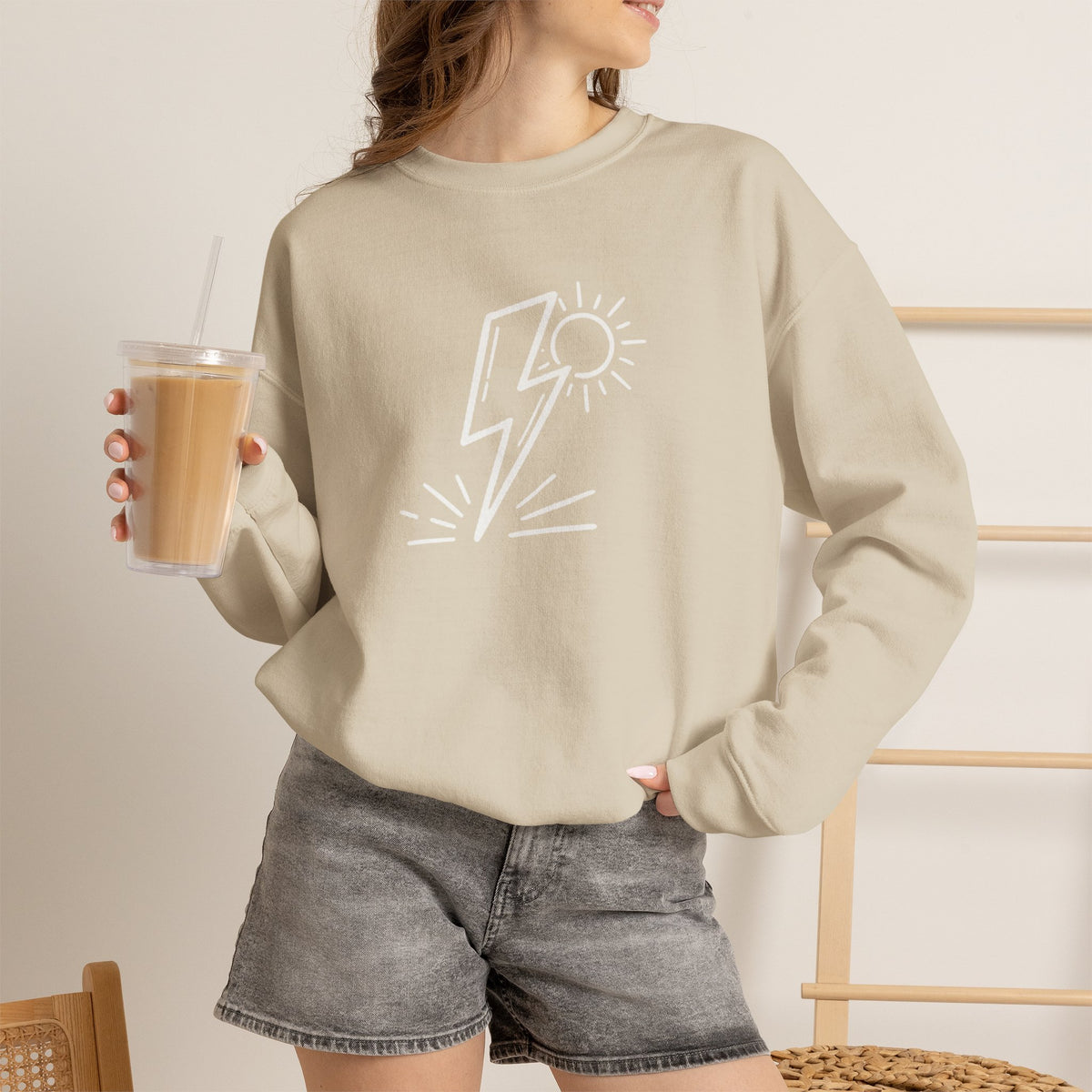 LESS BENDERS MORE FUN FRONT/Back Print Crewneck Sweatshirt - Made For the Terminally Conscious