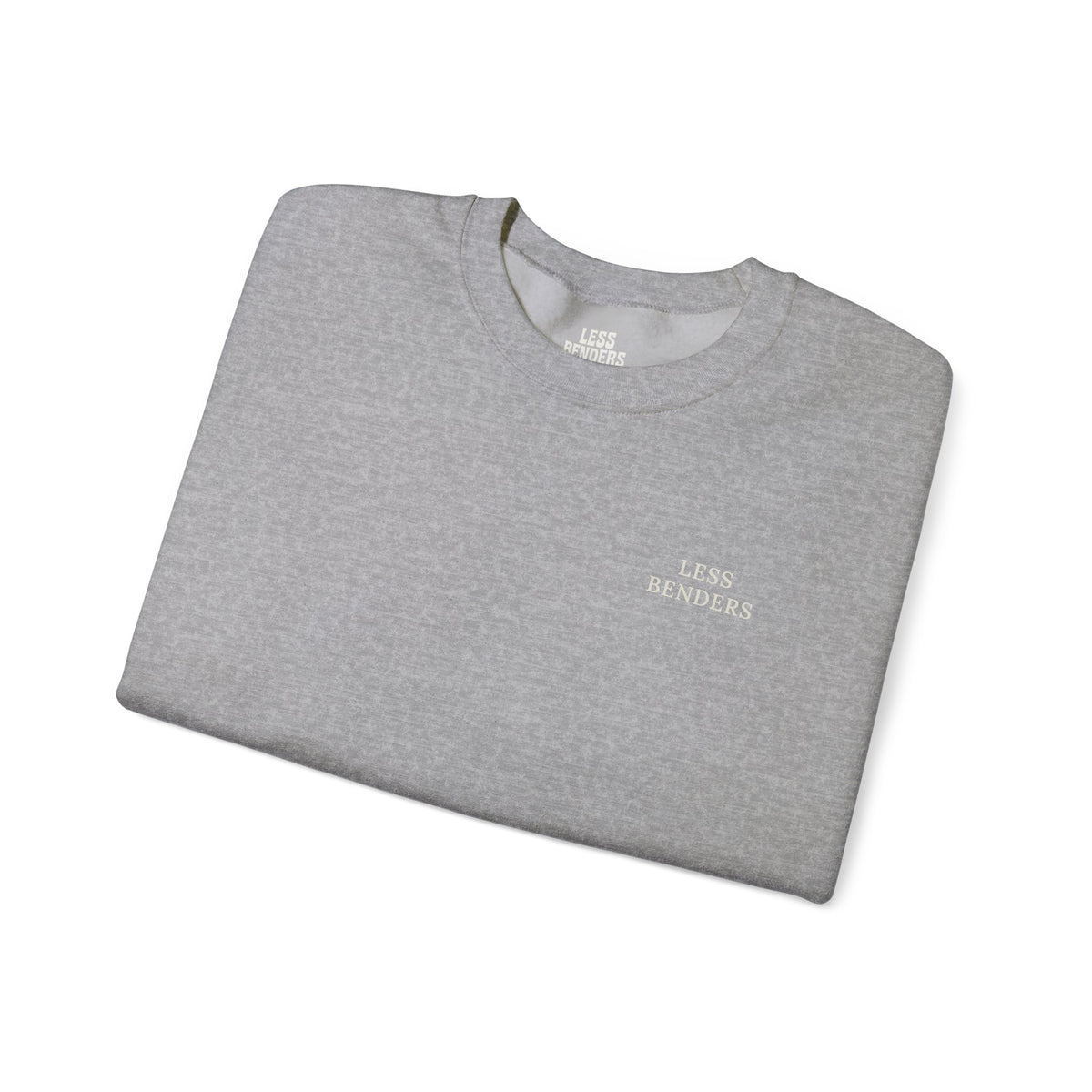 LESS BENDERS MORE FUN Crewneck Sweatshirt - Made For the Terminally Conscious | Front Only