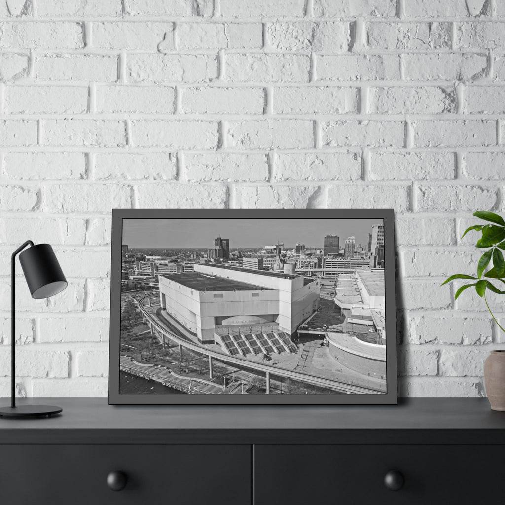 Joe Louis Arena | Before The Wrecking Ball (2019)  — Black & White Cityscape Photography Print