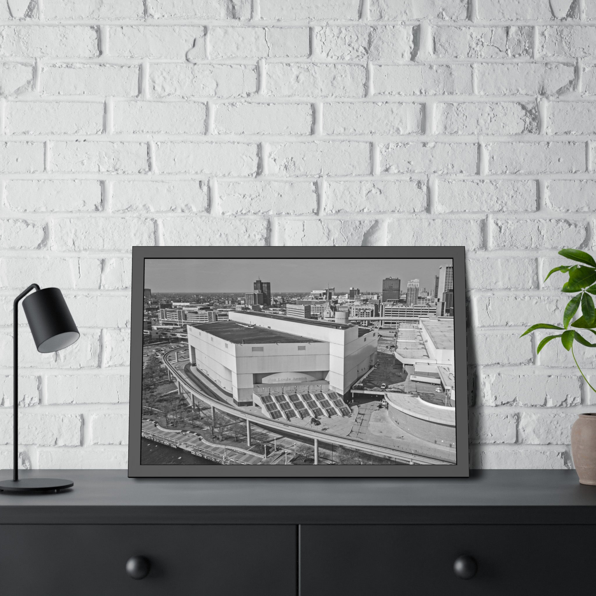 Joe Louis Arena | Before The Wrecking Ball (2019)  — Black & White Cityscape Photography Print