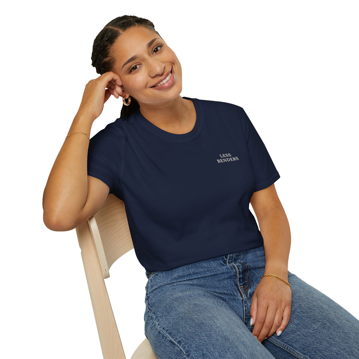 LESS BENDERS MORE FUN FRONT/BACK PRINT Graphic T-Shirt - Made For the Terminally Conscious