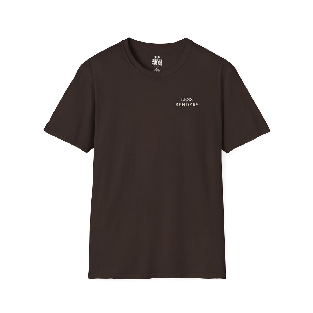 LESS BENDERS MORE FUN FRONT/BACK PRINT Graphic T-Shirt - Made For the Terminally Conscious