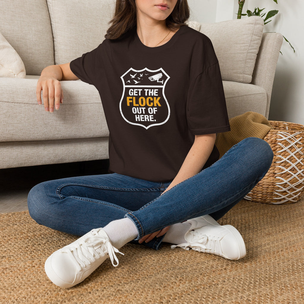 Get the Flock Out of Here T-Shirt — Funny Anti-Flock Protest Shirt