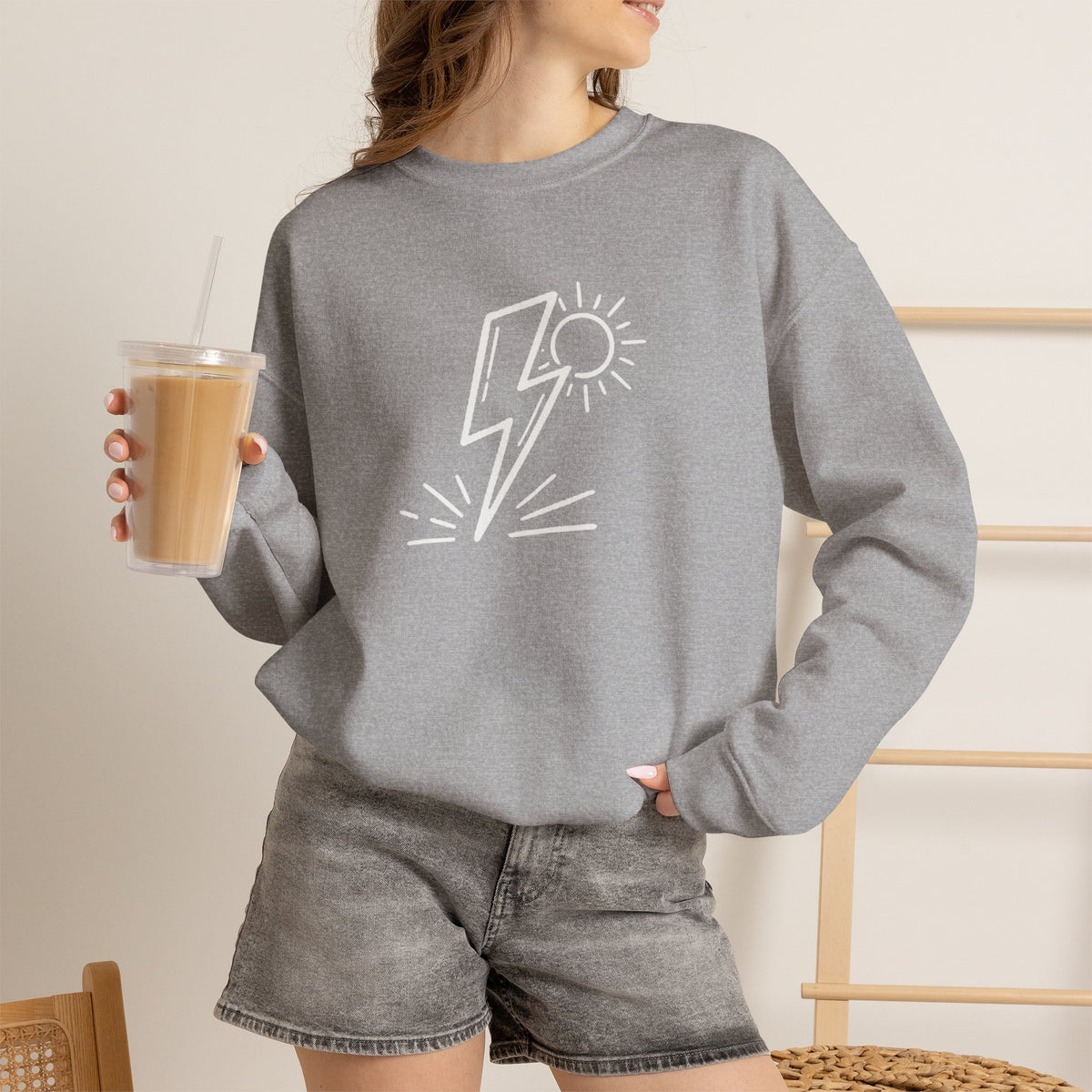LESS BENDERS MORE FUN FRONT/Back Print Crewneck Sweatshirt - Made For the Terminally Conscious