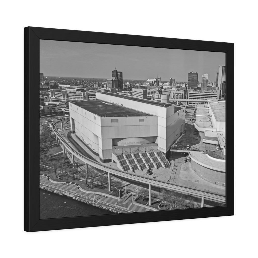 Joe Louis Arena | Before The Wrecking Ball (2019)  — Black & White Cityscape Photography Print
