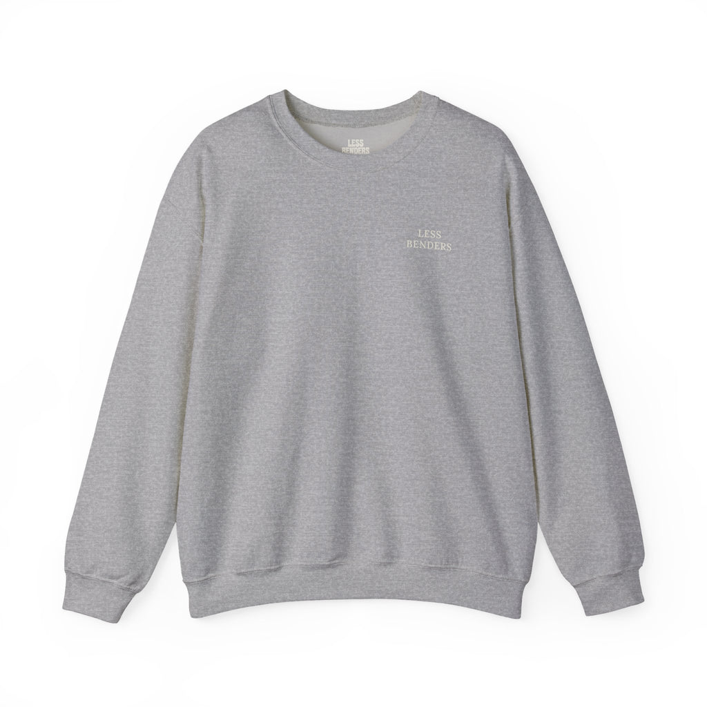 LESS BENDERS MORE FUN Crewneck Sweatshirt - Made For the Terminally Conscious | Front Only