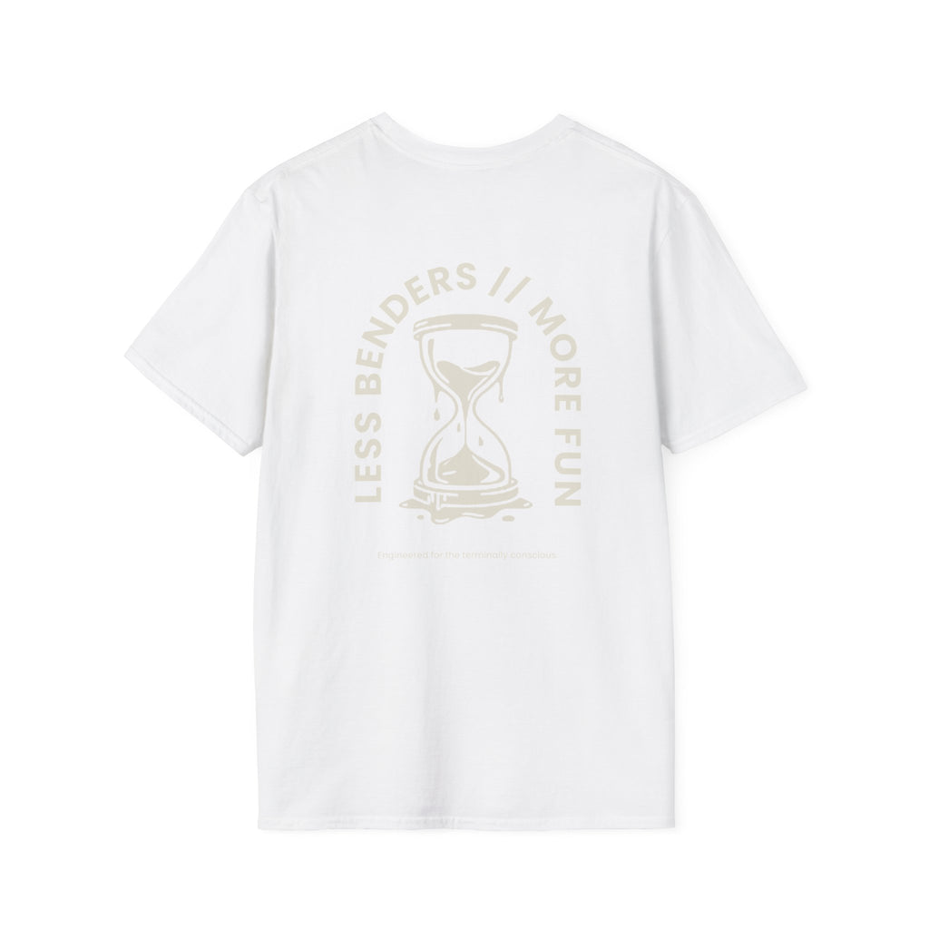 LESS BENDERS MORE FUN FRONT/BACK PRINT Graphic T-Shirt - Made For the Terminally Conscious