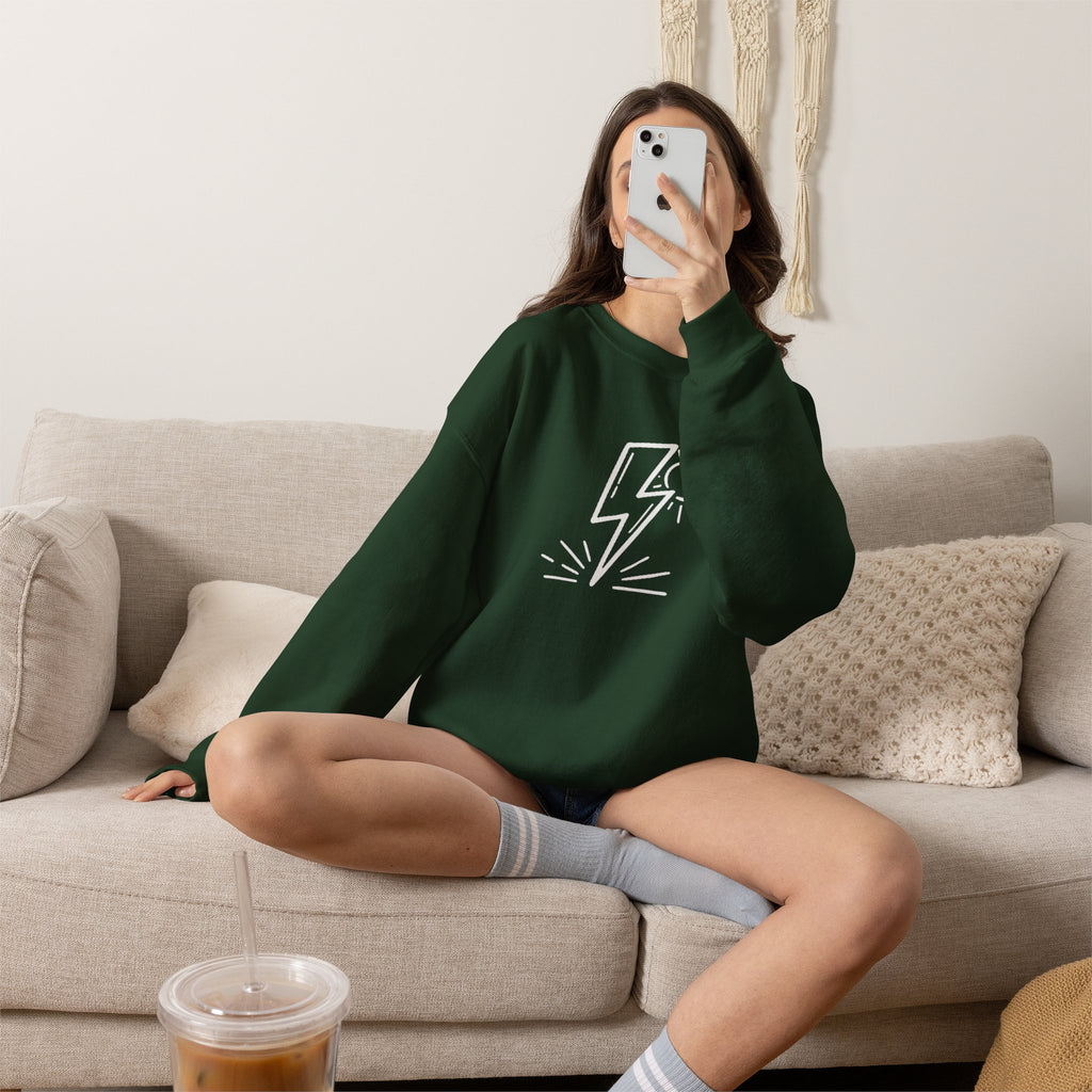LESS BENDERS MORE FUN FRONT/Back Print Crewneck Sweatshirt - Made For the Terminally Conscious