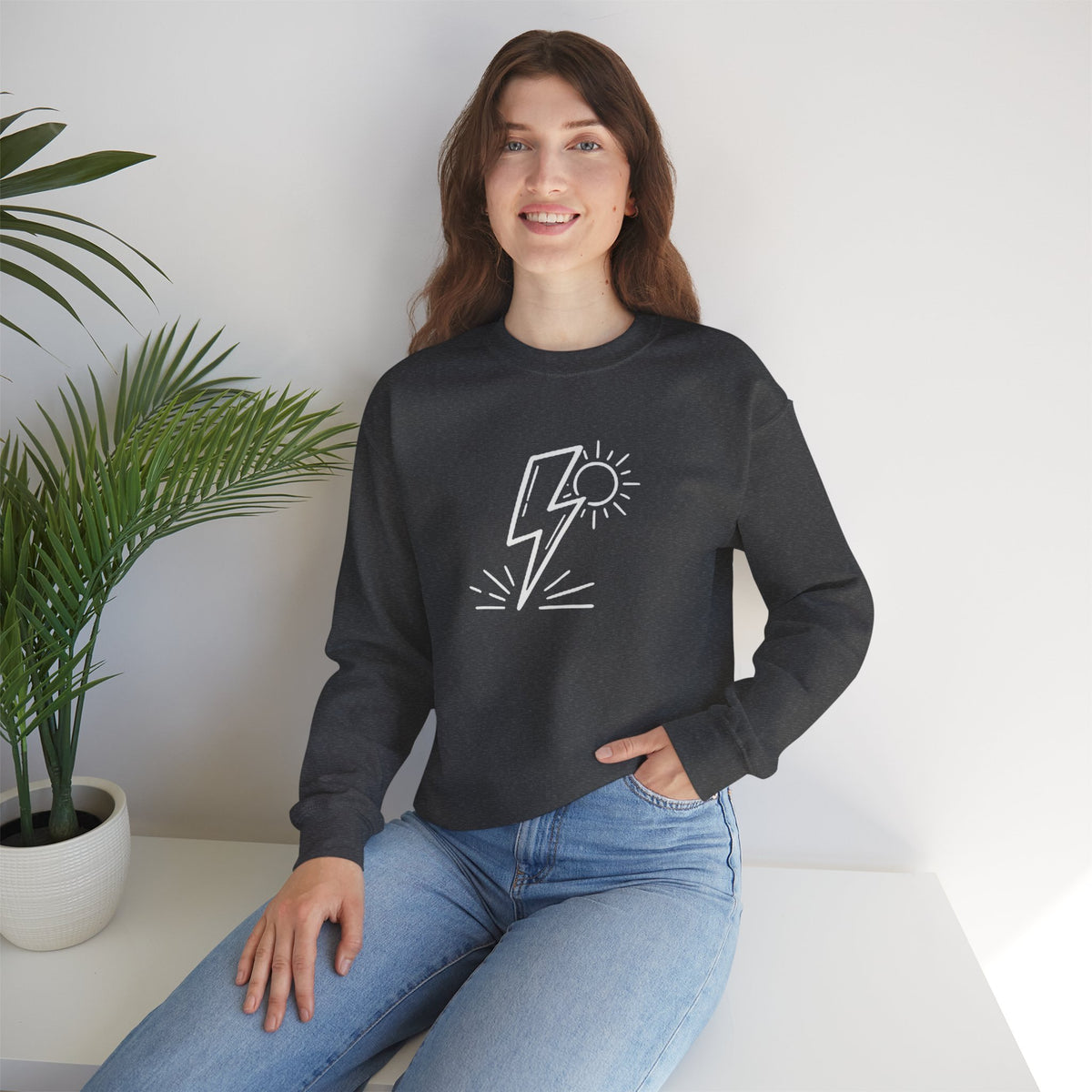 LESS BENDERS MORE FUN FRONT/Back Print Crewneck Sweatshirt - Made For the Terminally Conscious