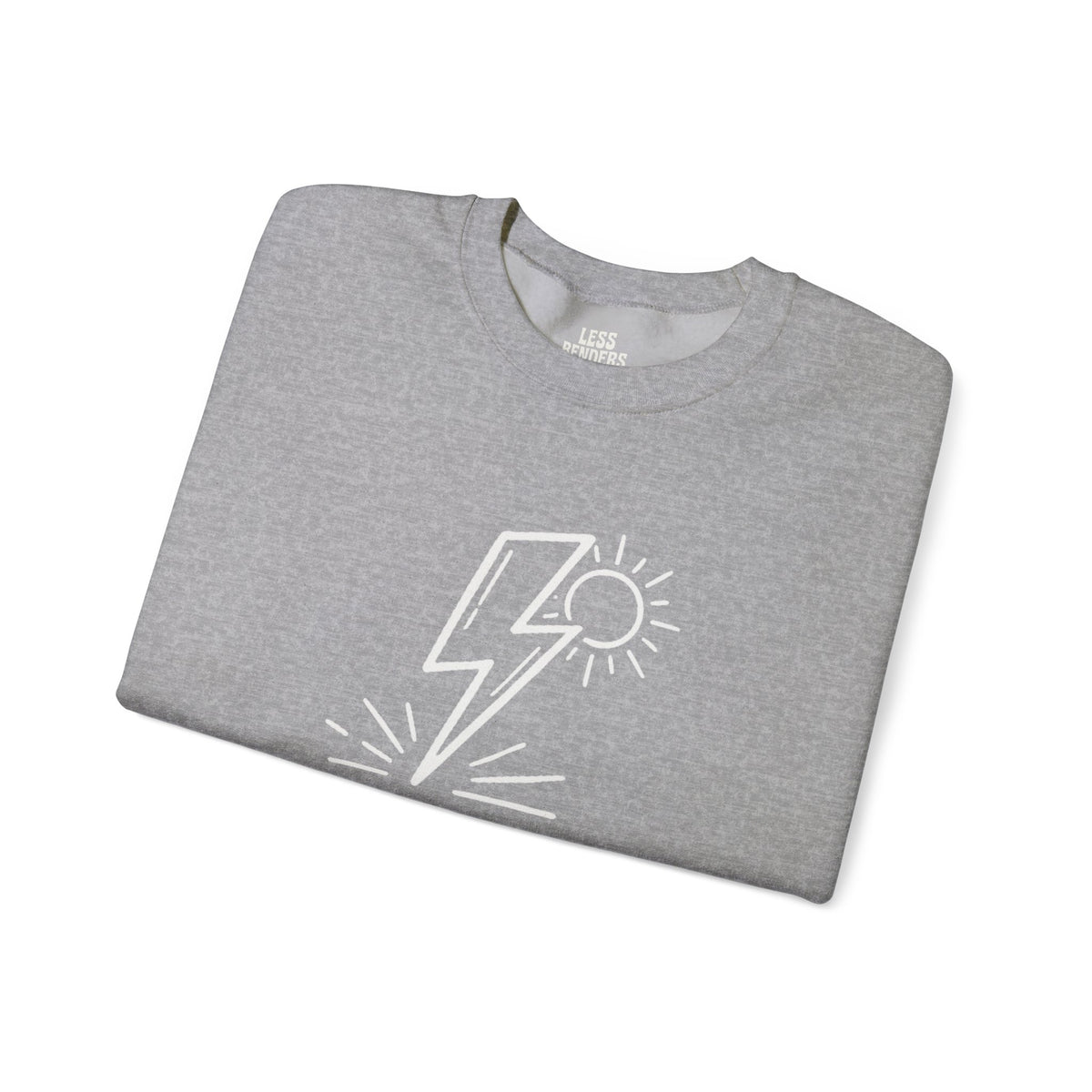 LESS BENDERS MORE FUN FRONT/Back Print Crewneck Sweatshirt - Made For the Terminally Conscious