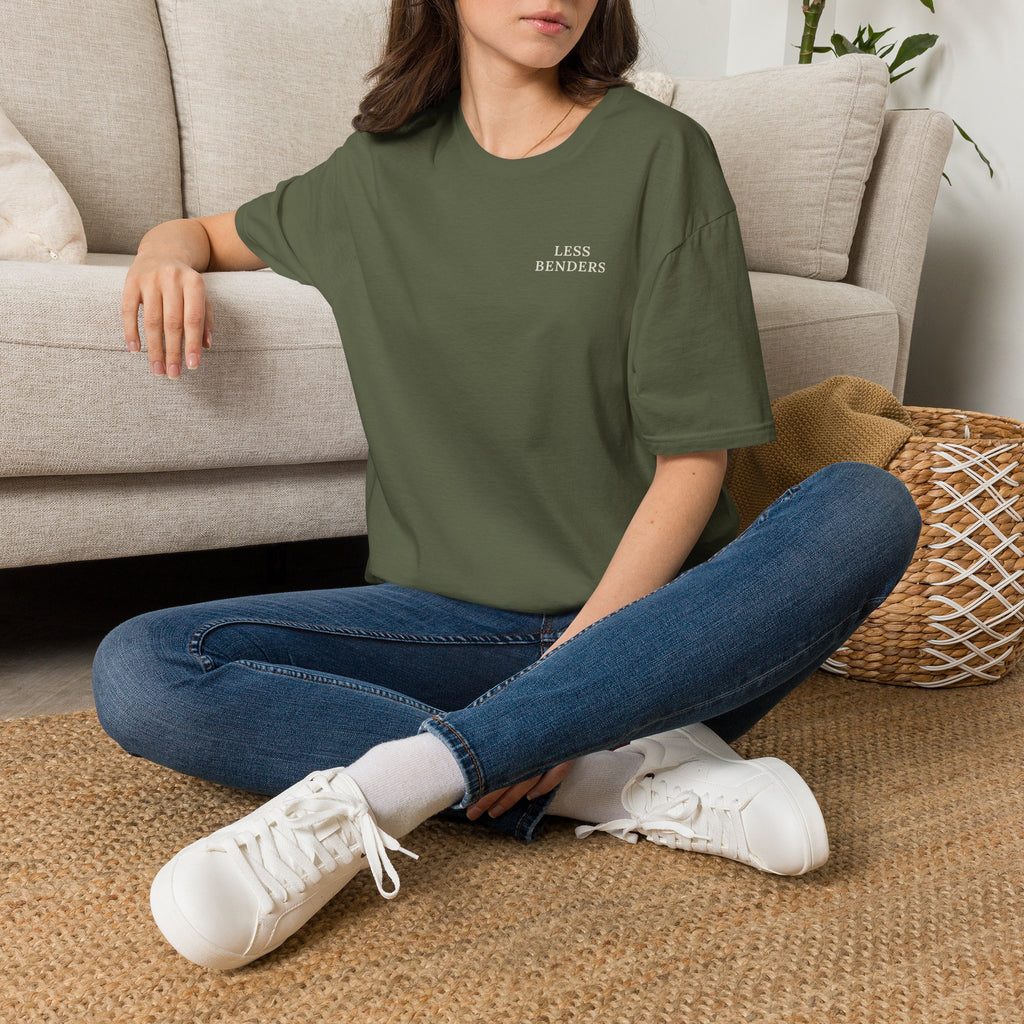 LESS BENDERS MORE FUN Front/Back Print Retro T-Shirt | Made For the Terminally Conscious