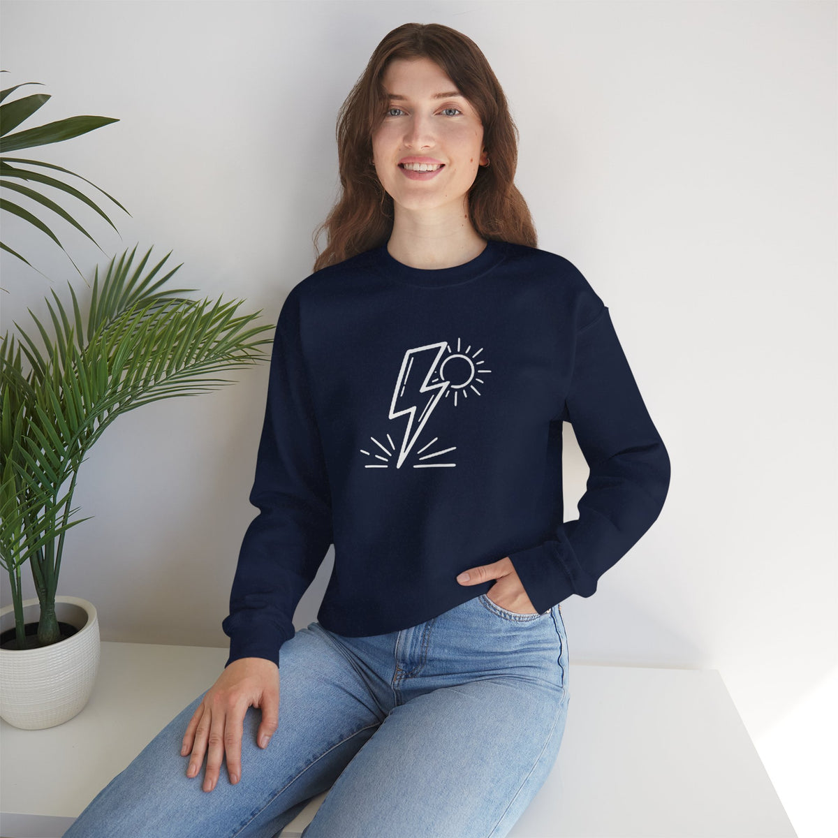 LESS BENDERS MORE FUN FRONT/Back Print Crewneck Sweatshirt - Made For the Terminally Conscious