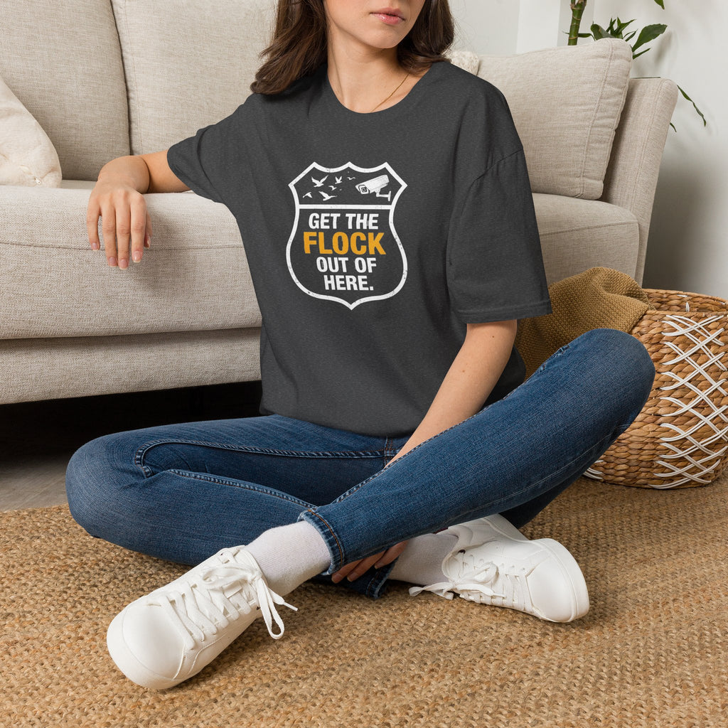 Get the Flock Out of Here T-Shirt — Funny Anti-Flock Protest Shirt