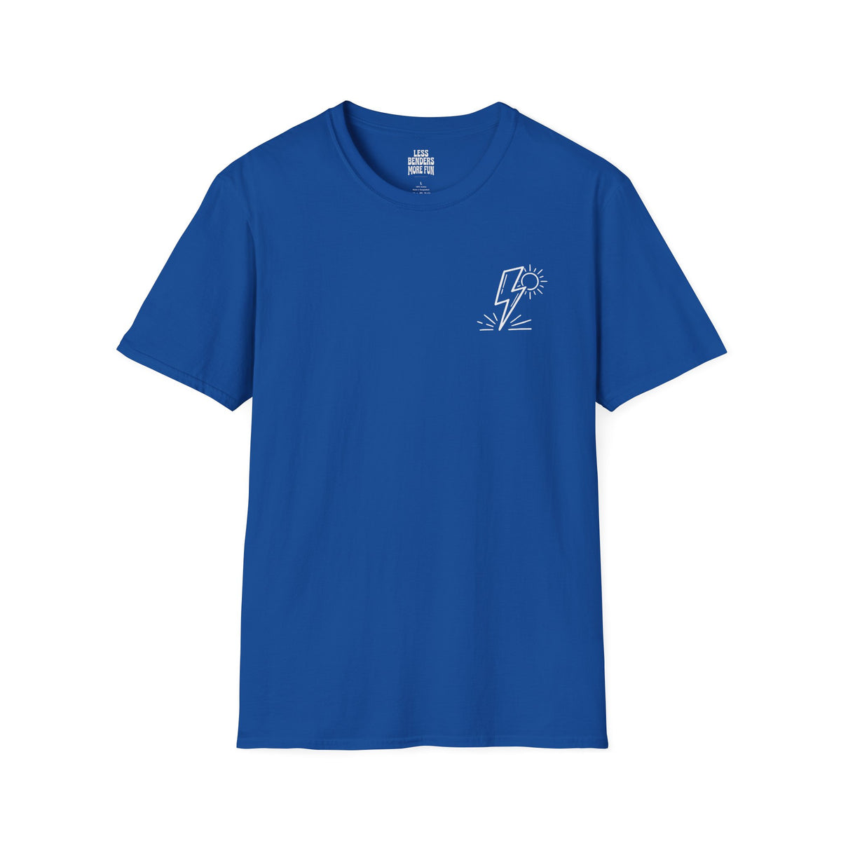 LESS BENDERS MORE FUN - Front Print Graphic T-Shirt - Made For the Terminally Conscious