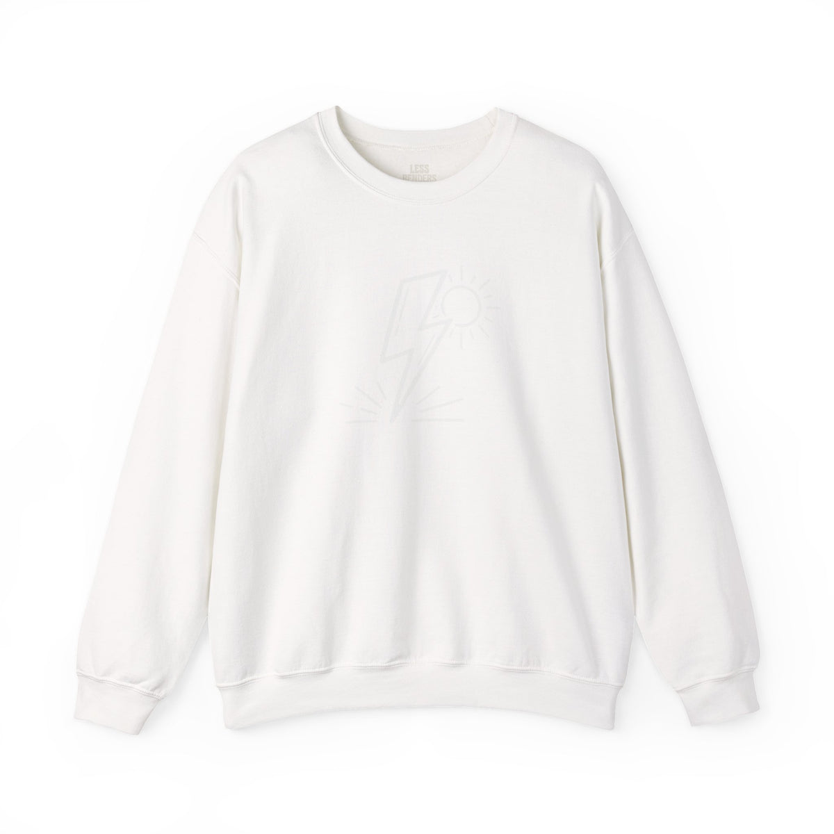 LESS BENDERS MORE FUN FRONT/Back Print Crewneck Sweatshirt - Made For the Terminally Conscious