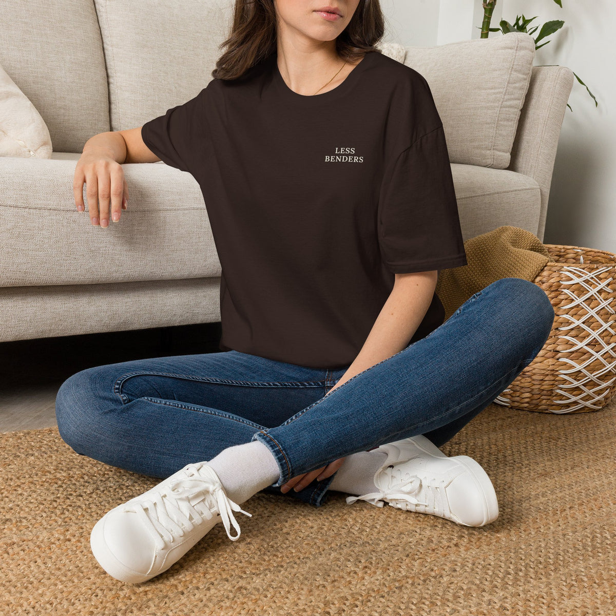 LESS BENDERS MORE FUN Front/Back Print Inspirational T-Shirt - Designed For the Terminally Conscious