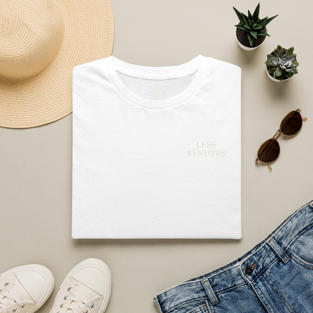 LESS BENDERS MORE FUN FRONT/BACK PRINT Graphic T-Shirt - Made For the Terminally Conscious