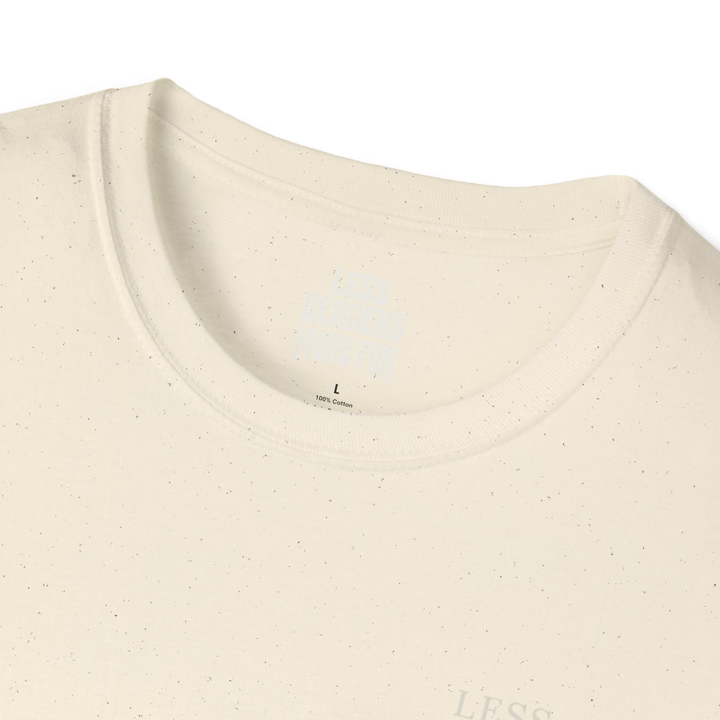 LESS BENDERS MORE FUN Front/Back Print Retro Smiley T-Shirt | Made For the Terminally Conscious
