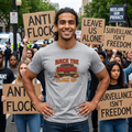 Back the Flock Up Truck T-Shirt — Anti-Surveillance Protest T-Shirt