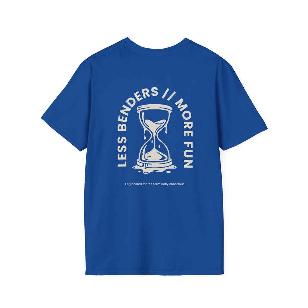 LESS BENDERS MORE FUN FRONT/BACK PRINT Graphic T-Shirt - Made For the Terminally Conscious
