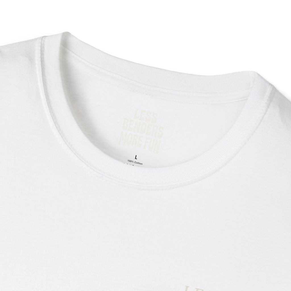 LESS BENDERS MORE FUN Front/Back Print Retro T-Shirt | Made For the Terminally Conscious