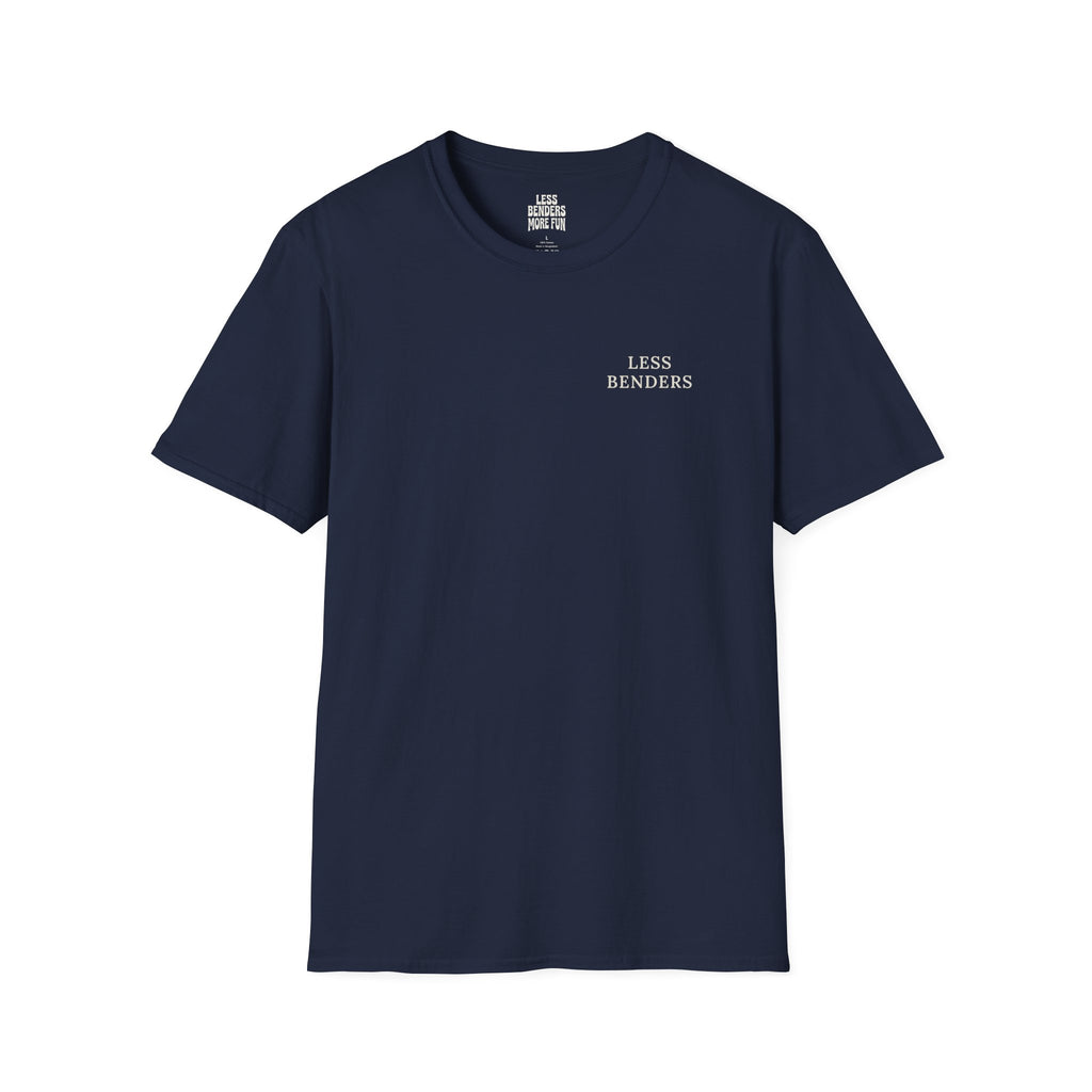 LESS BENDERS MORE FUN Front/Back Print Retro T-Shirt | Made For the Terminally Conscious