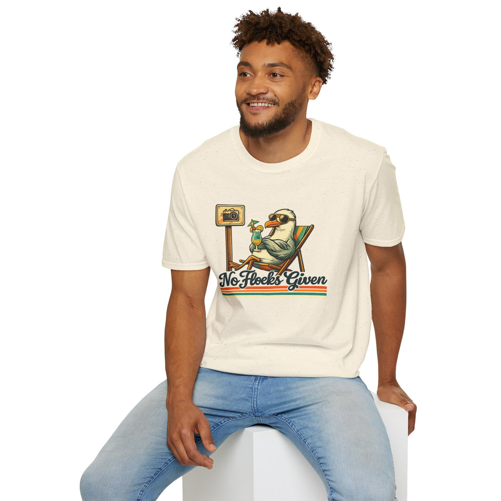 Seagull 'No Flocks Given' T-Shirt - Anti-Flock Rally Shirt