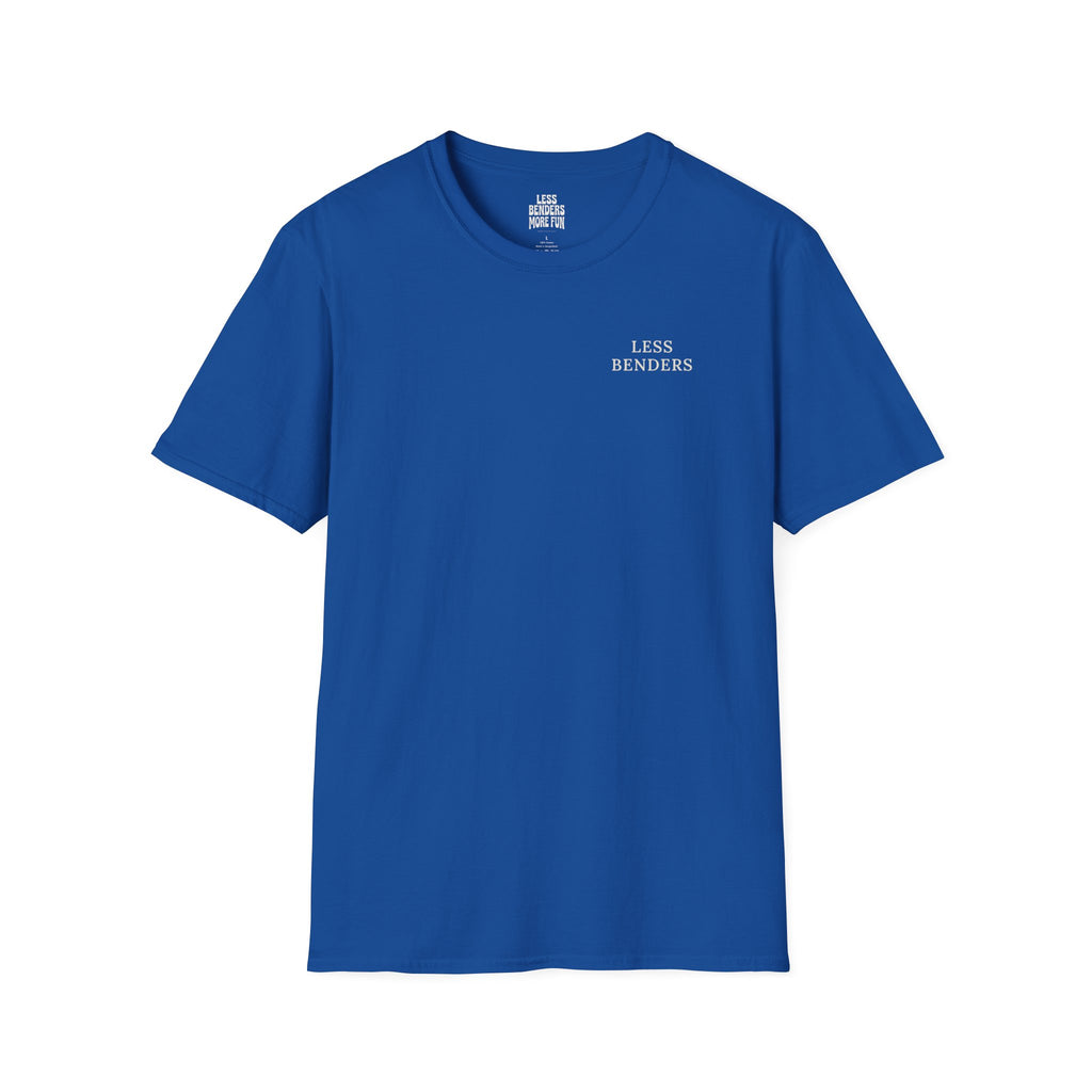 LESS BENDERS MORE FUN FRONT/BACK PRINT Graphic T-Shirt - Made For the Terminally Conscious