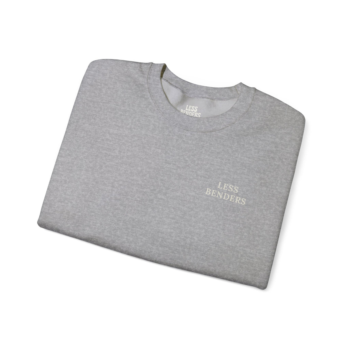 LESS BENDERS MORE FUN FRONT/BACK PRINT Hourglass Sweatshirt - Made For the Terminally Conscious