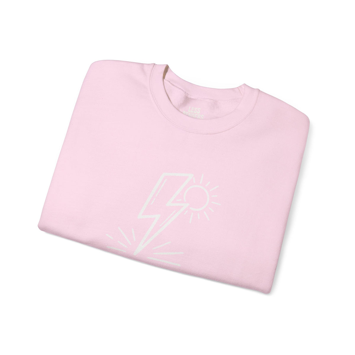 LESS BENDERS MORE FUN FRONT/Back Print Crewneck Sweatshirt - Made For the Terminally Conscious