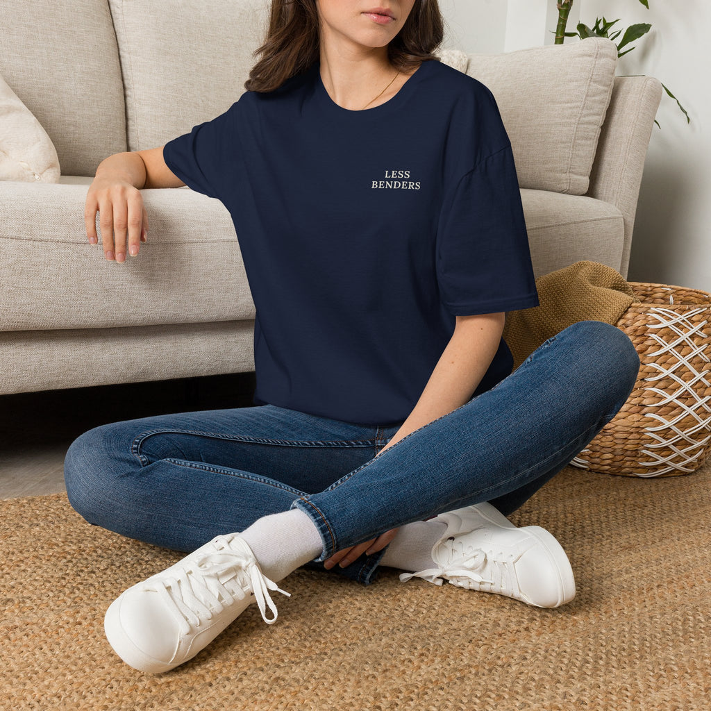 LESS BENDERS MORE FUN Front/Back Print Retro T-Shirt | Made For the Terminally Conscious