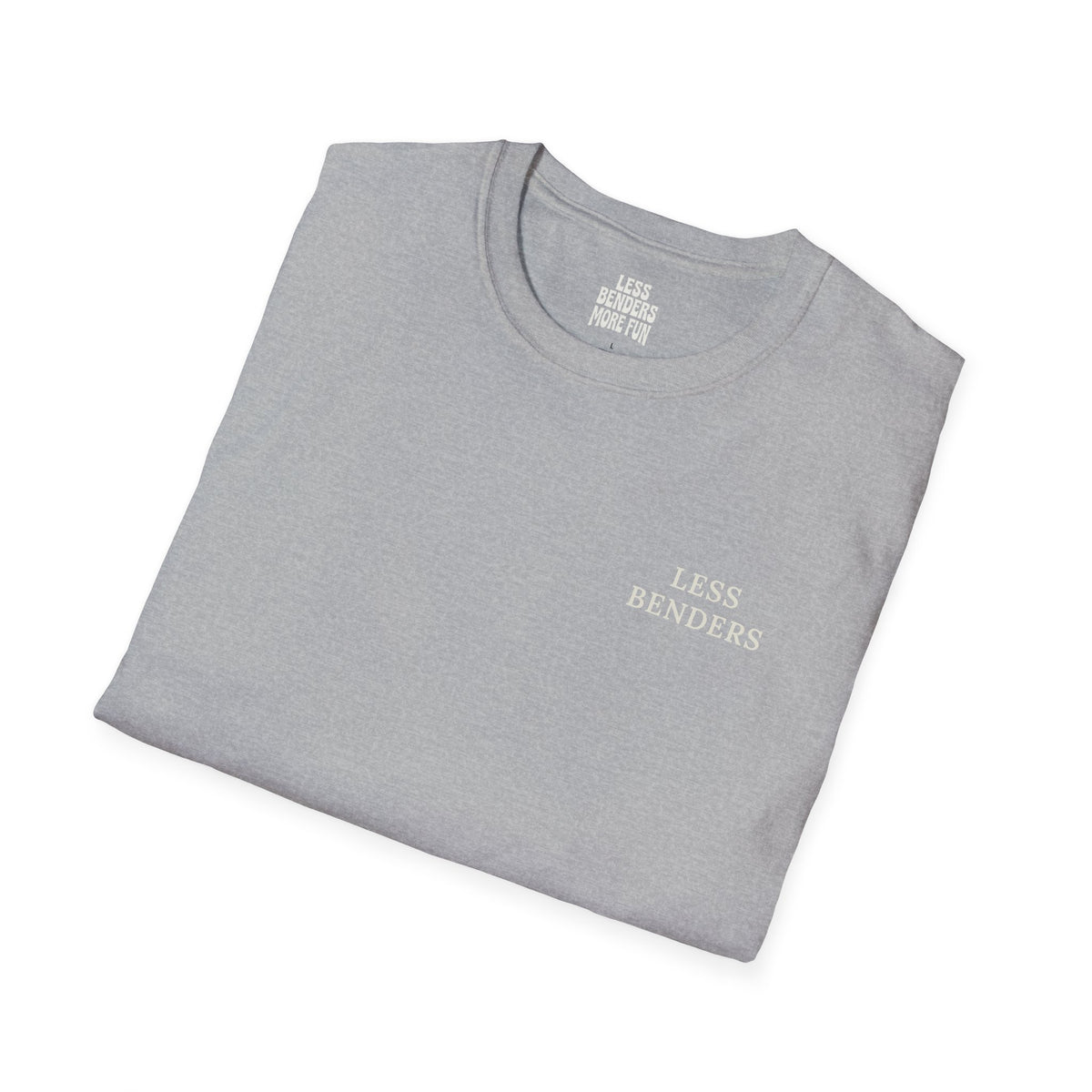 LESS BENDERS MORE FUN Front/Back Print Retro T-Shirt | Made For the Terminally Conscious