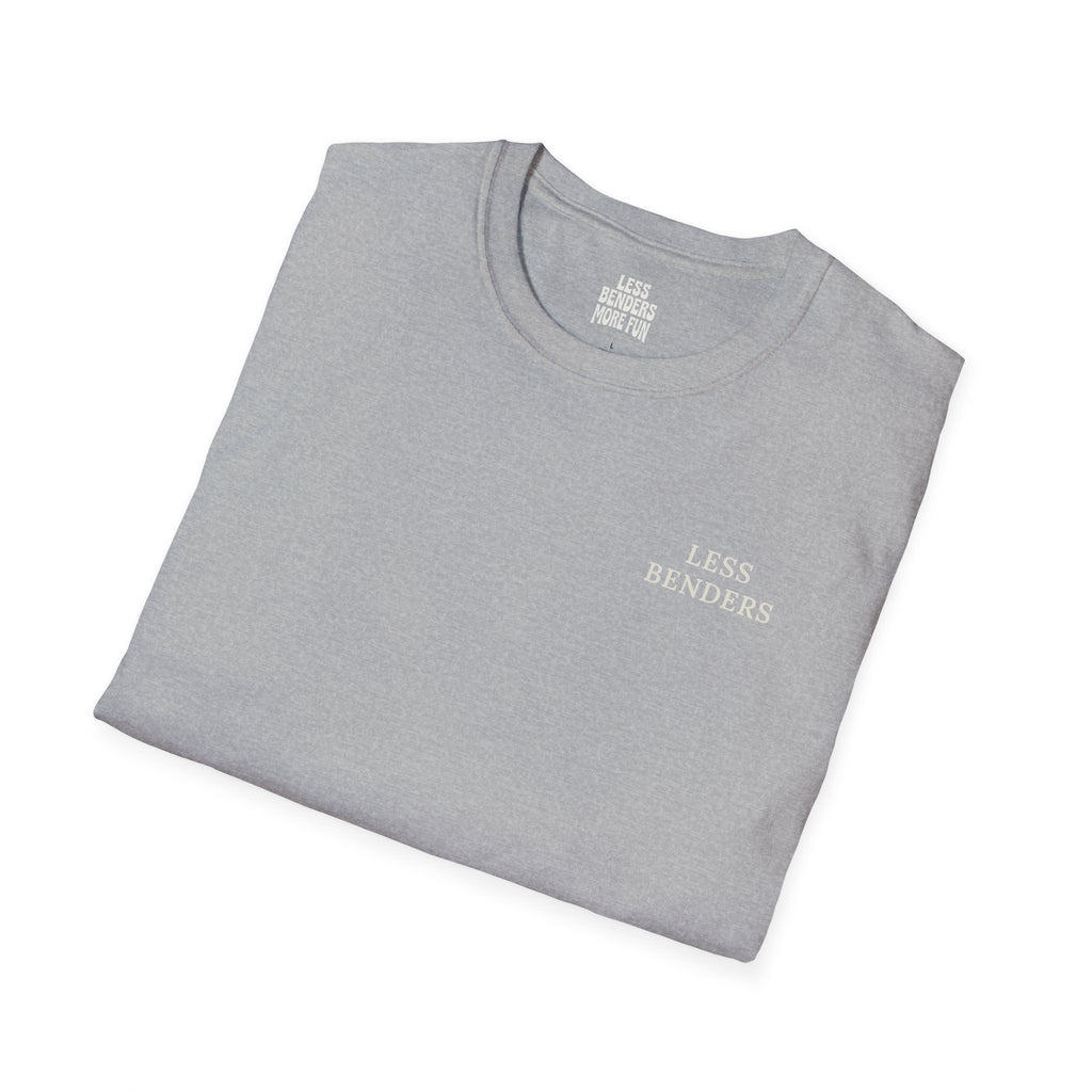 LESS BENDERS MORE FUN FRONT/BACK PRINT Graphic T-Shirt - Made For the Terminally Conscious