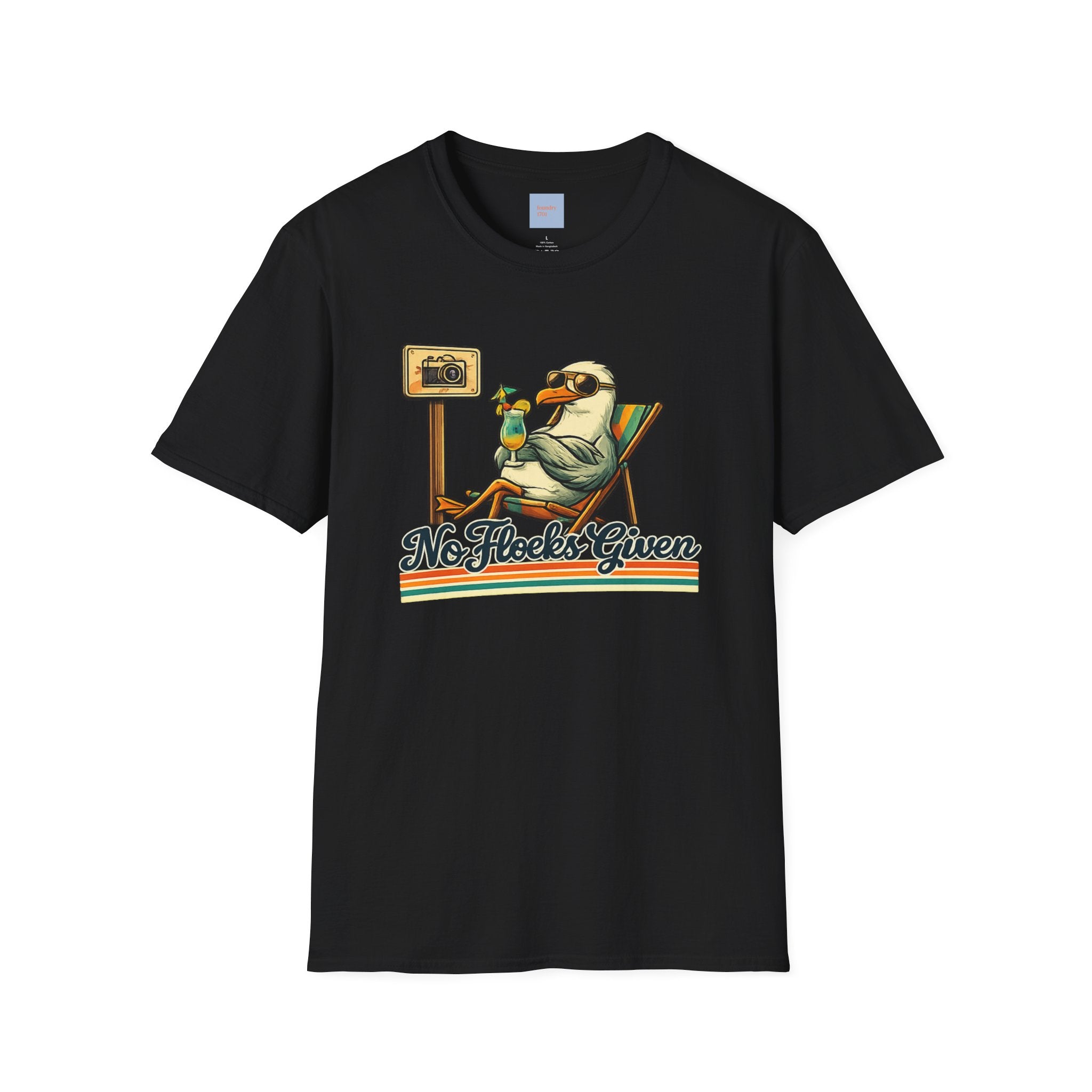 Seagull 'No Flocks Given' T-Shirt - Anti-Flock Rally Shirt