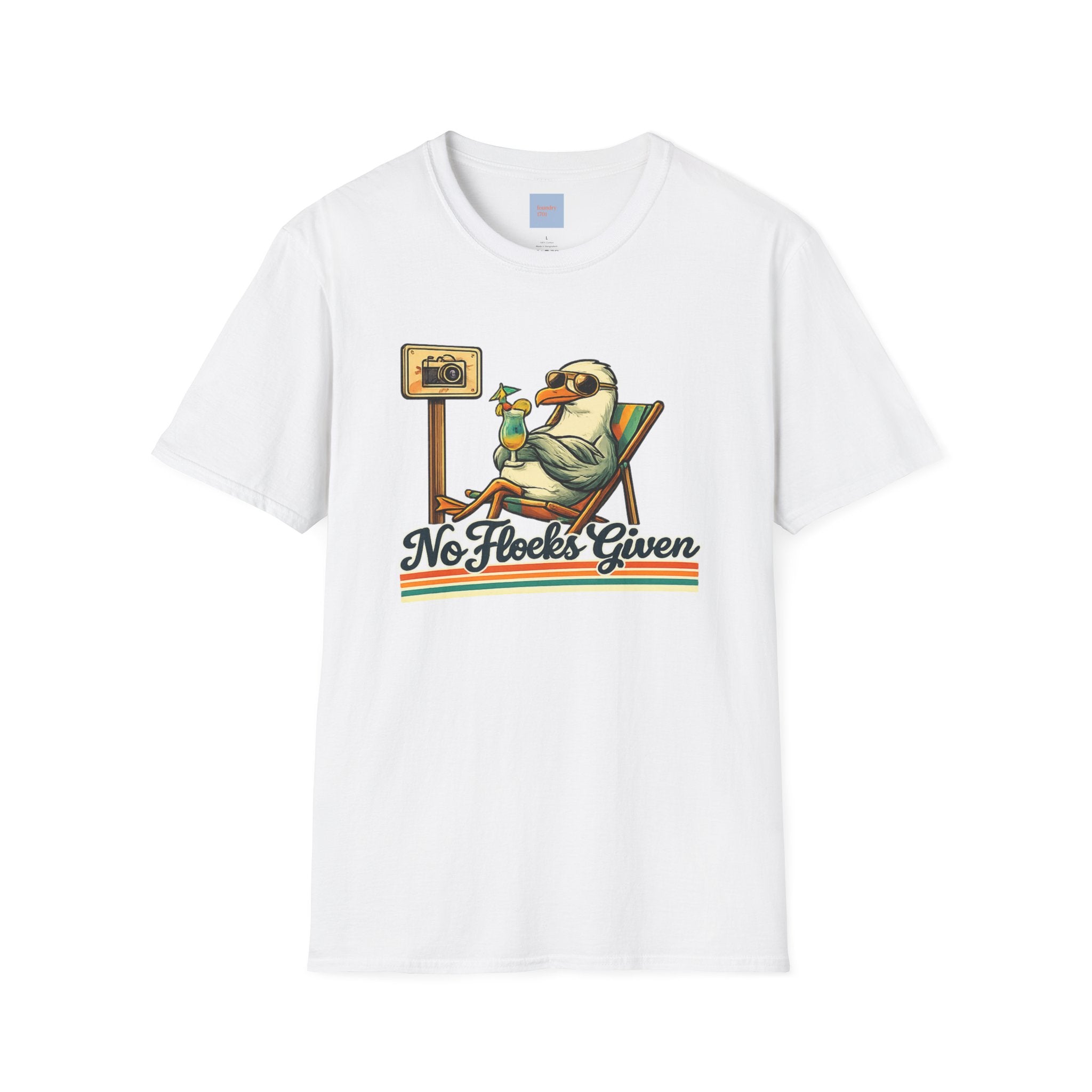 Seagull 'No Flocks Given' T-Shirt - Anti-Flock Rally Shirt