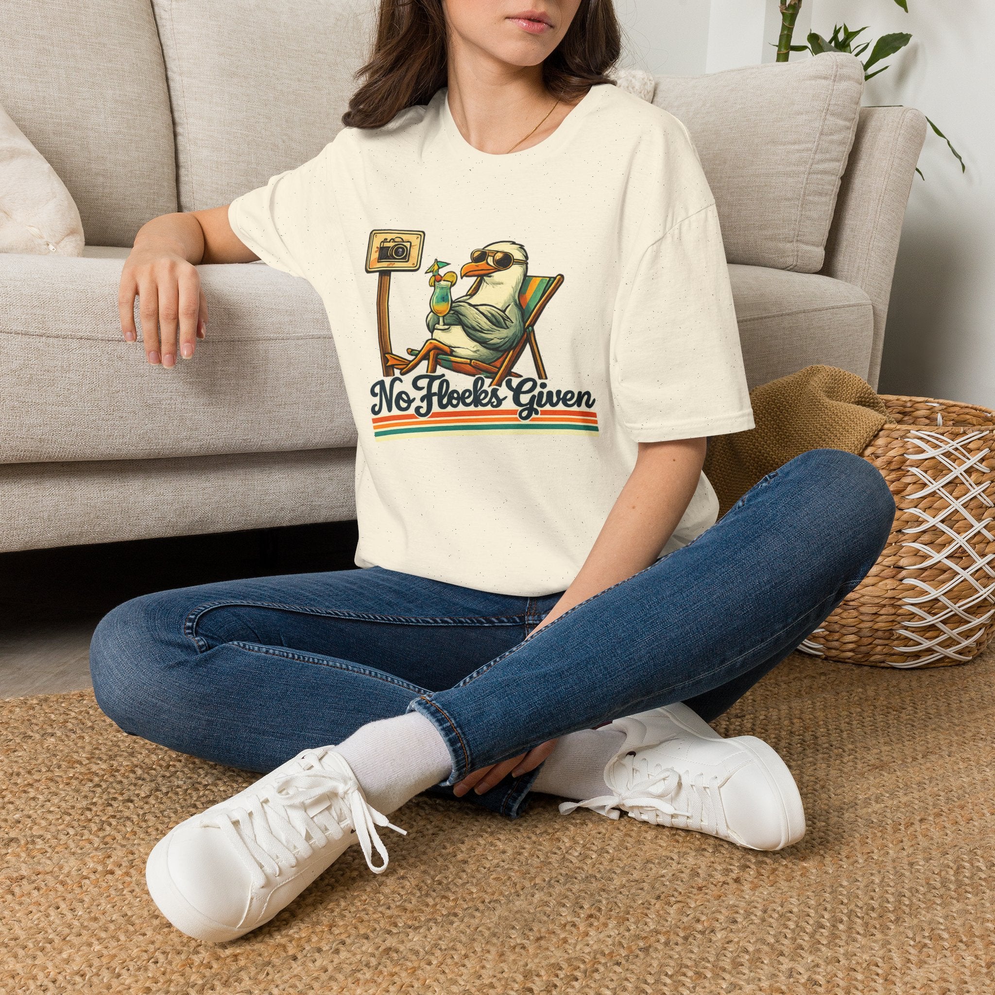 Seagull 'No Flocks Given' T-Shirt - Anti-Flock Rally Shirt