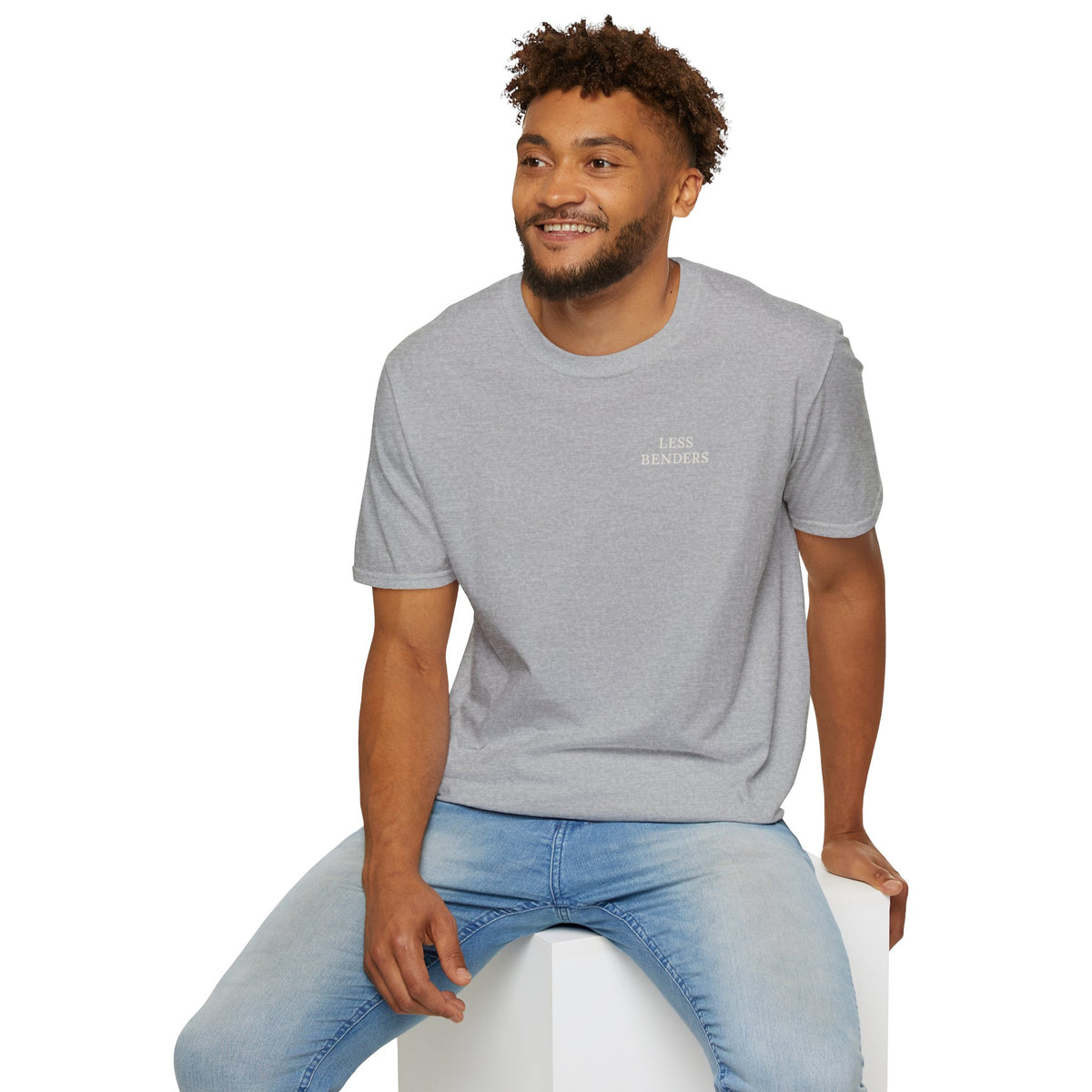 LESS BENDERS MORE FUN FRONT/BACK PRINT Graphic T-Shirt - Made For the Terminally Conscious