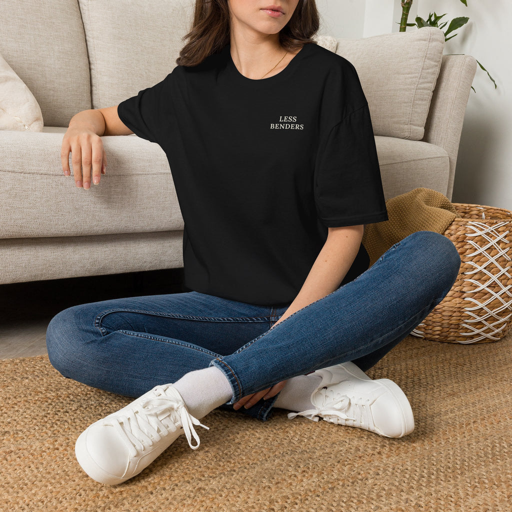 LESS BENDERS MORE FUN FRONT/BACK PRINT Graphic T-Shirt - Made For the Terminally Conscious