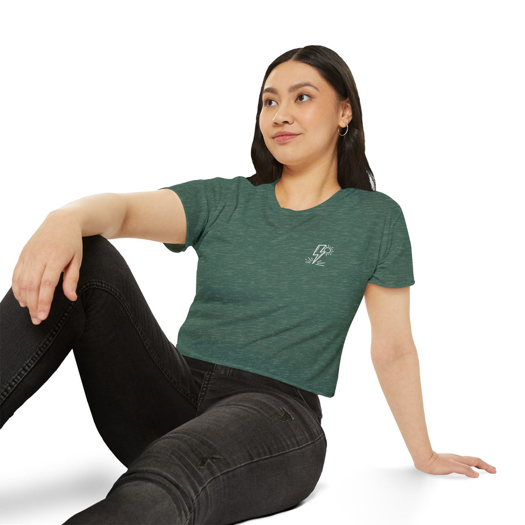 LESS BENDERS MORE FUN FRONT/BACK Print | Women's Festival Crop Top - Made For the Terminally Conscious
