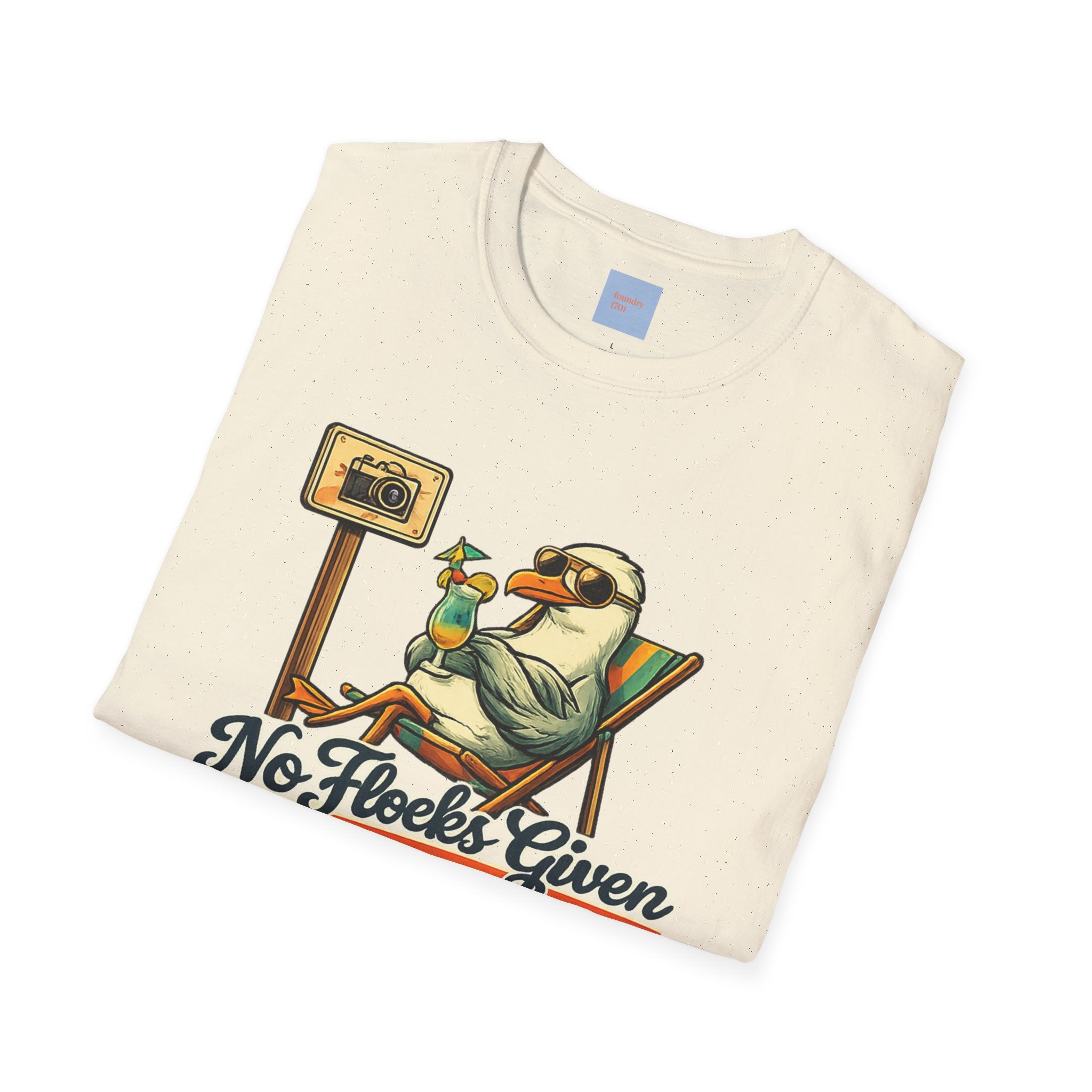 Seagull 'No Flocks Given' T-Shirt - Anti-Flock Rally Shirt