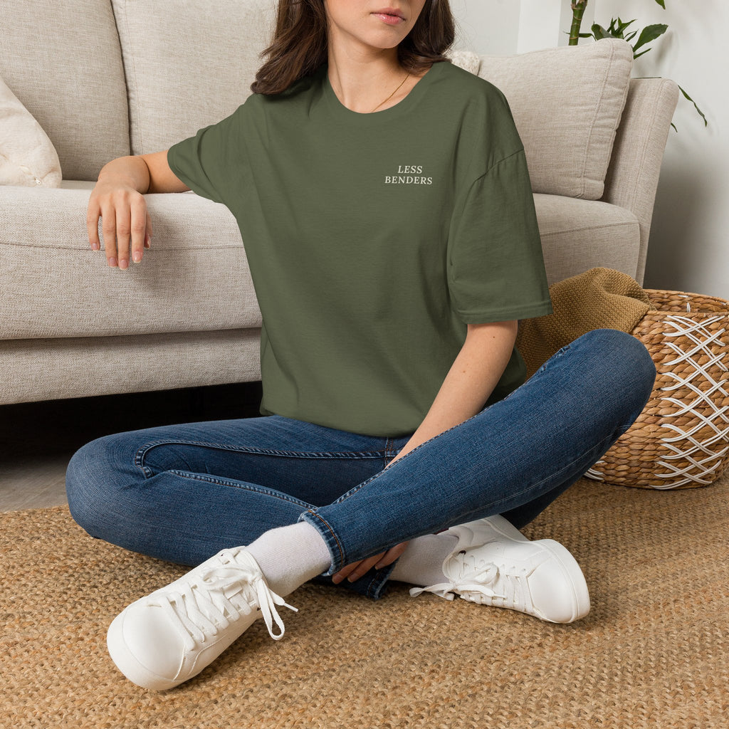 LESS BENDERS MORE FUN FRONT/BACK PRINT Graphic T-Shirt - Made For the Terminally Conscious