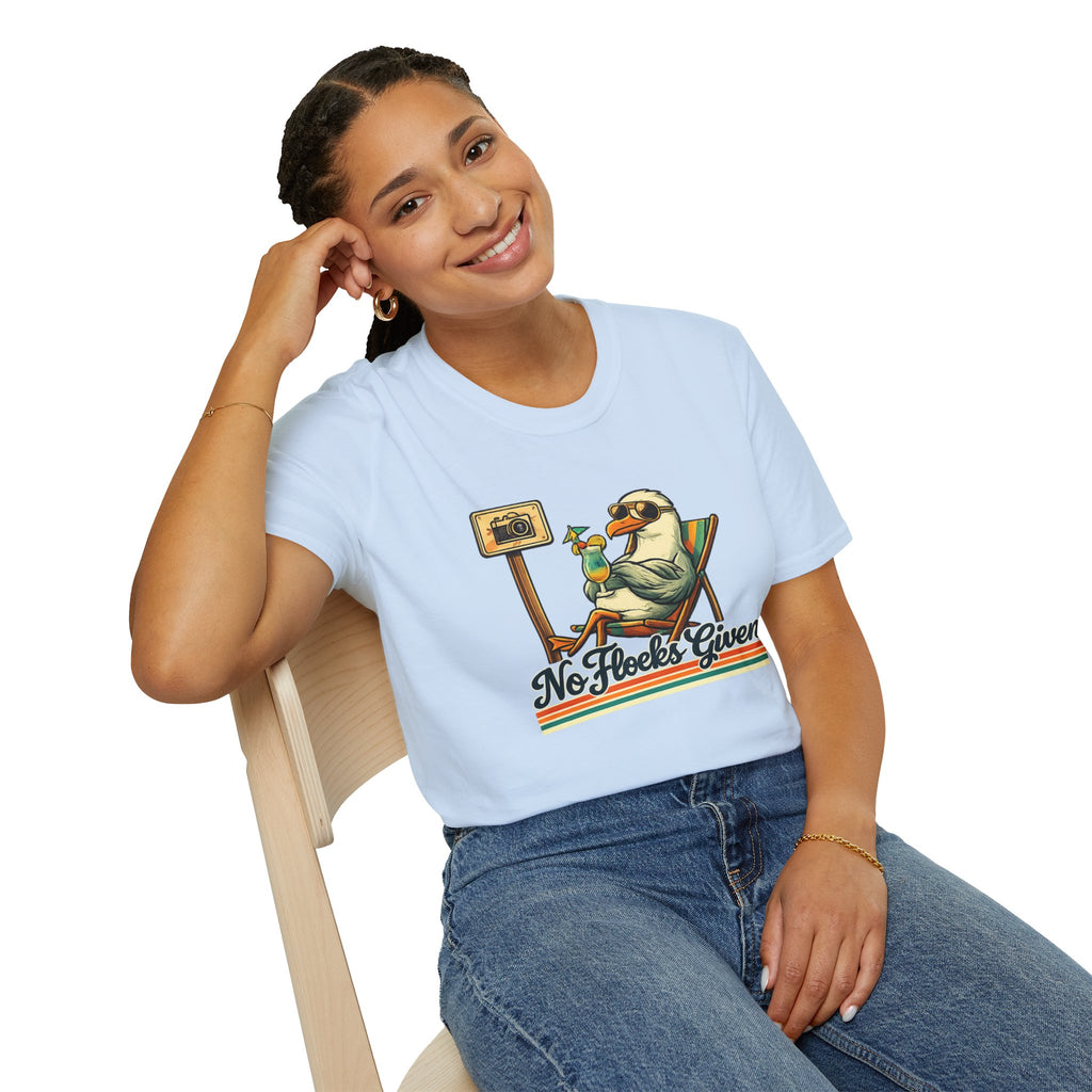 Seagull 'No Flocks Given' T-Shirt - Anti-Flock Rally Shirt