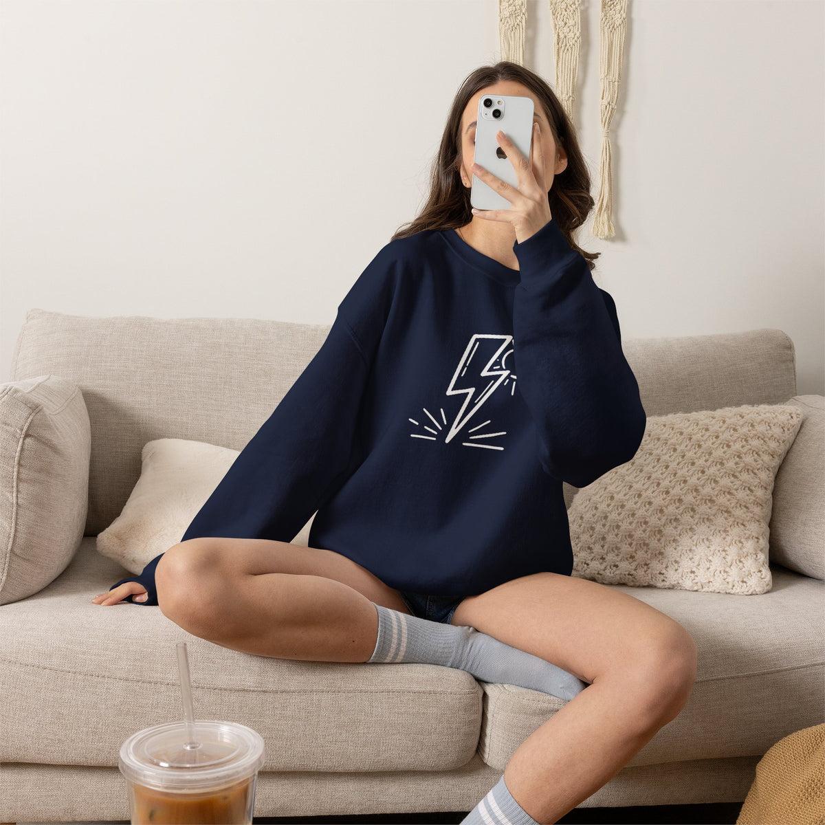 LESS BENDERS MORE FUN FRONT/Back Print Crewneck Sweatshirt - Made For the Terminally Conscious