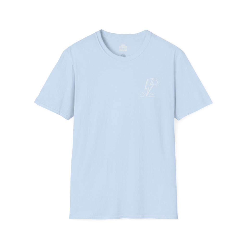 LESS BENDERS MORE FUN - Front Print Graphic T-Shirt - Made For the Terminally Conscious