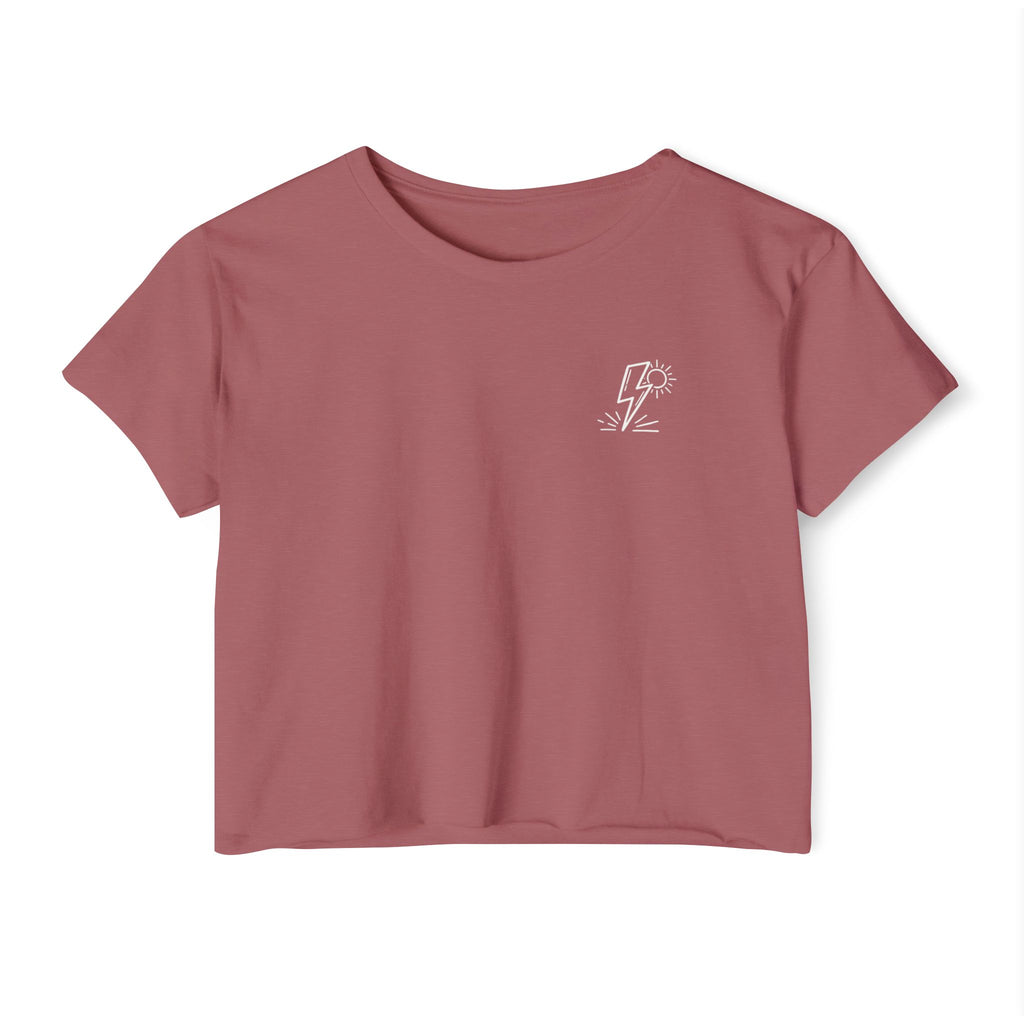 LESS BENDERS MORE FUN FRONT/BACK Print | Women's Festival Crop Top - Made For the Terminally Conscious