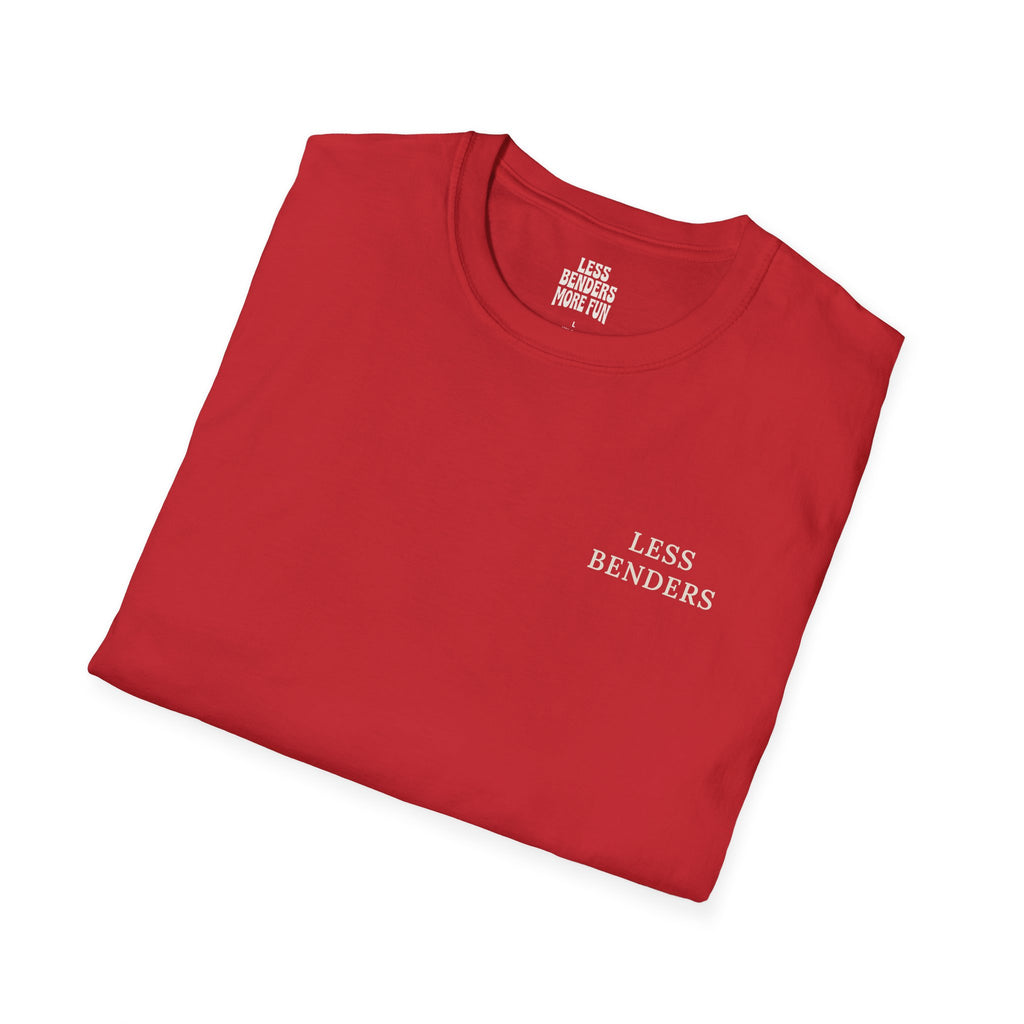 LESS BENDERS MORE FUN Front/Back Print Retro T-Shirt | Made For the Terminally Conscious